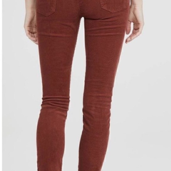 Edwin Pixie 9" Midrise Skinny Corduroy Pants Color is Spice Size 29 NWT - Picture 3 of 8